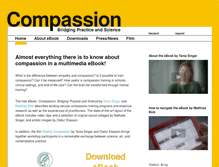 Tablet Screenshot of compassion-training.org